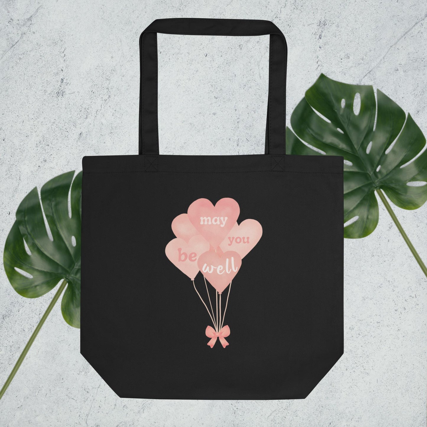 EcoTote Organic Cotton Bag - Reusable, Sustainable Shopping Tote, Eco-Friendly 'Metta Wishes'