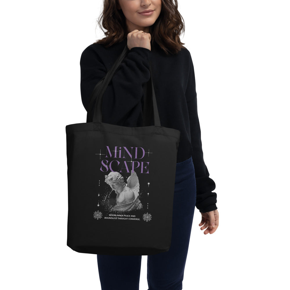 EcoTote Organic Cotton Bag - Reusable, Sustainable Shopping Tote, Eco-Friendly 'Mindscape'