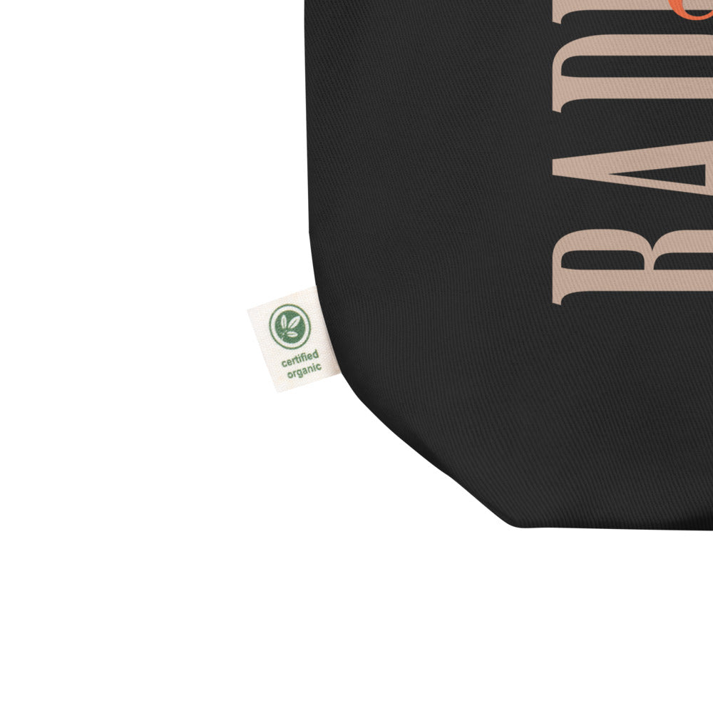 Cotton Bag - Reusable, Sustainable Shopping Tote, Eco-Friendly 'Radiate Hope'