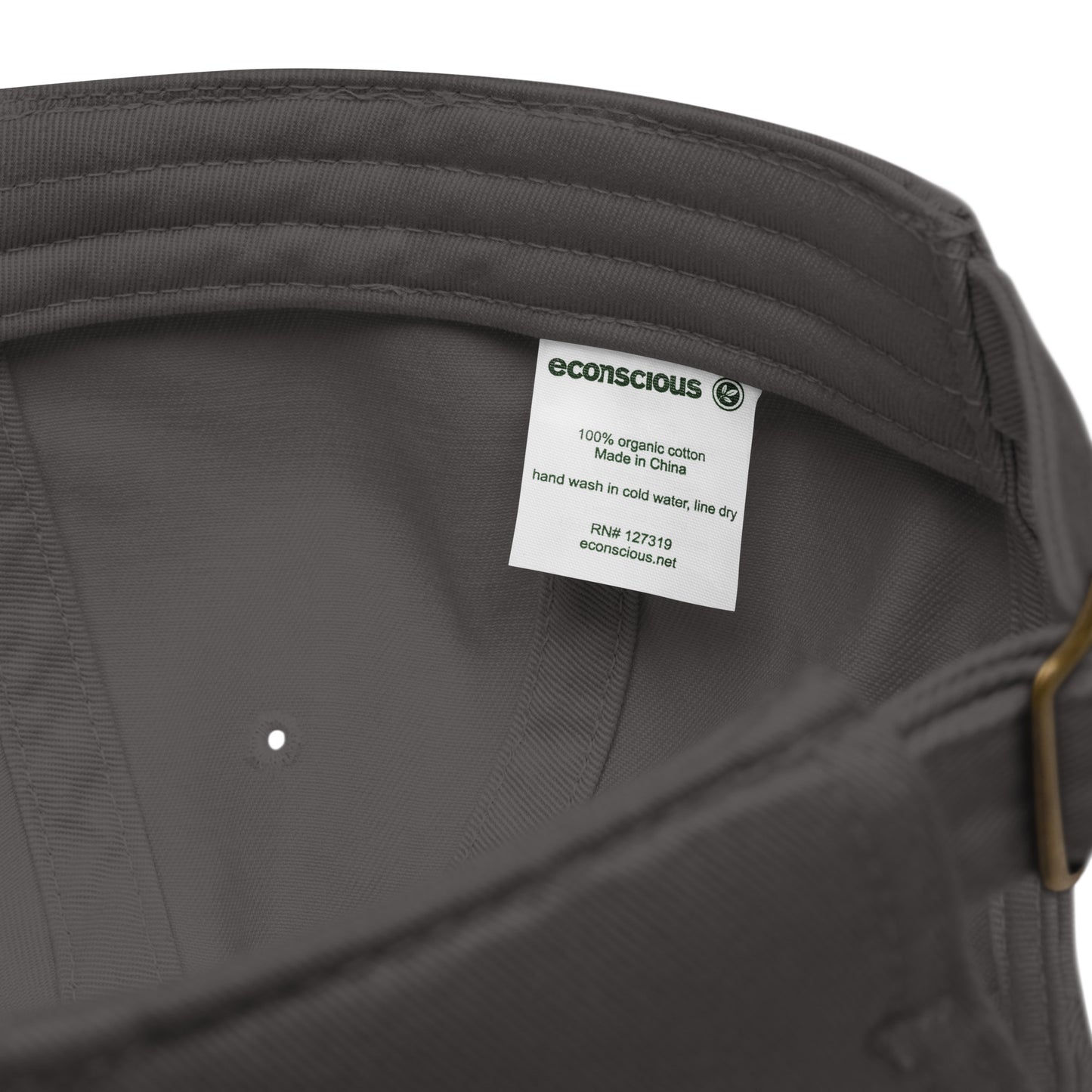 Organic Cotton Minimalist Hat - Eco-Friendly Sustainable Cap 'Metamorphosis'