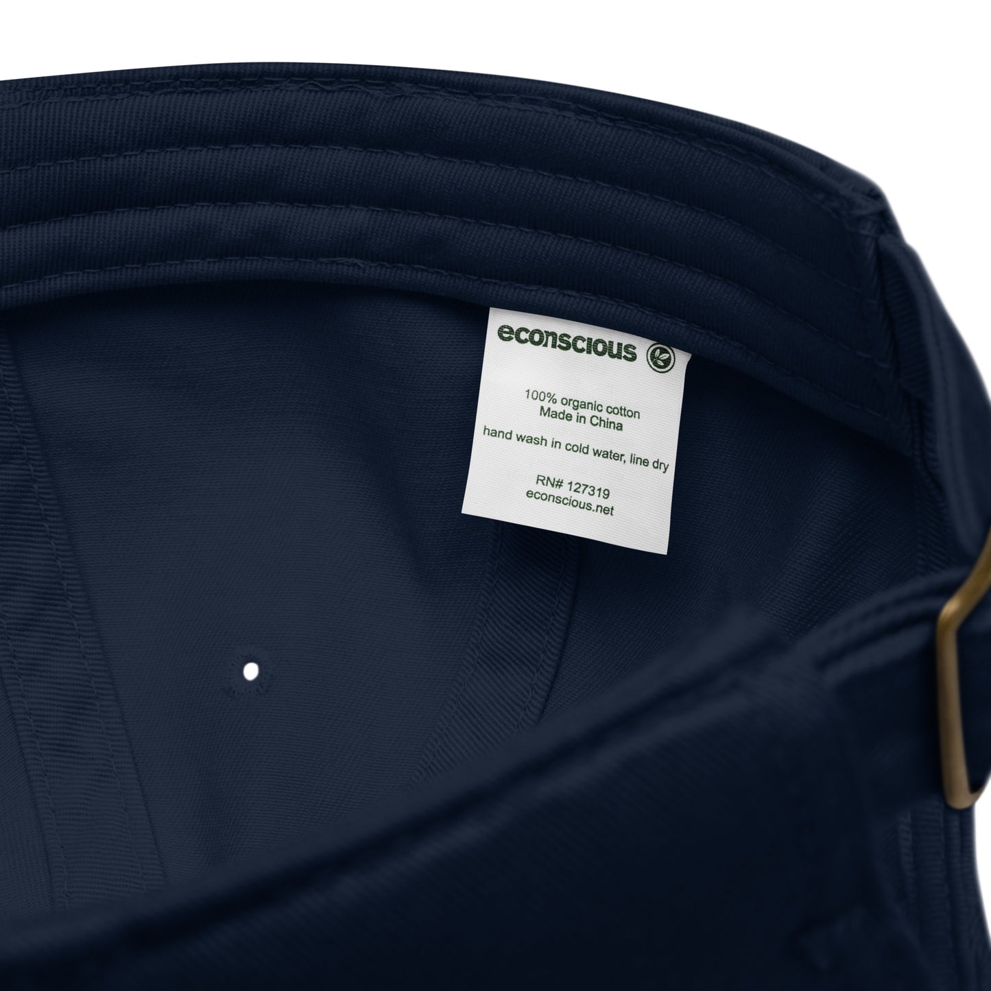 Organic Cotton Minimalist Hat - Eco-Friendly Sustainable Cap 'Metamorphosis'
