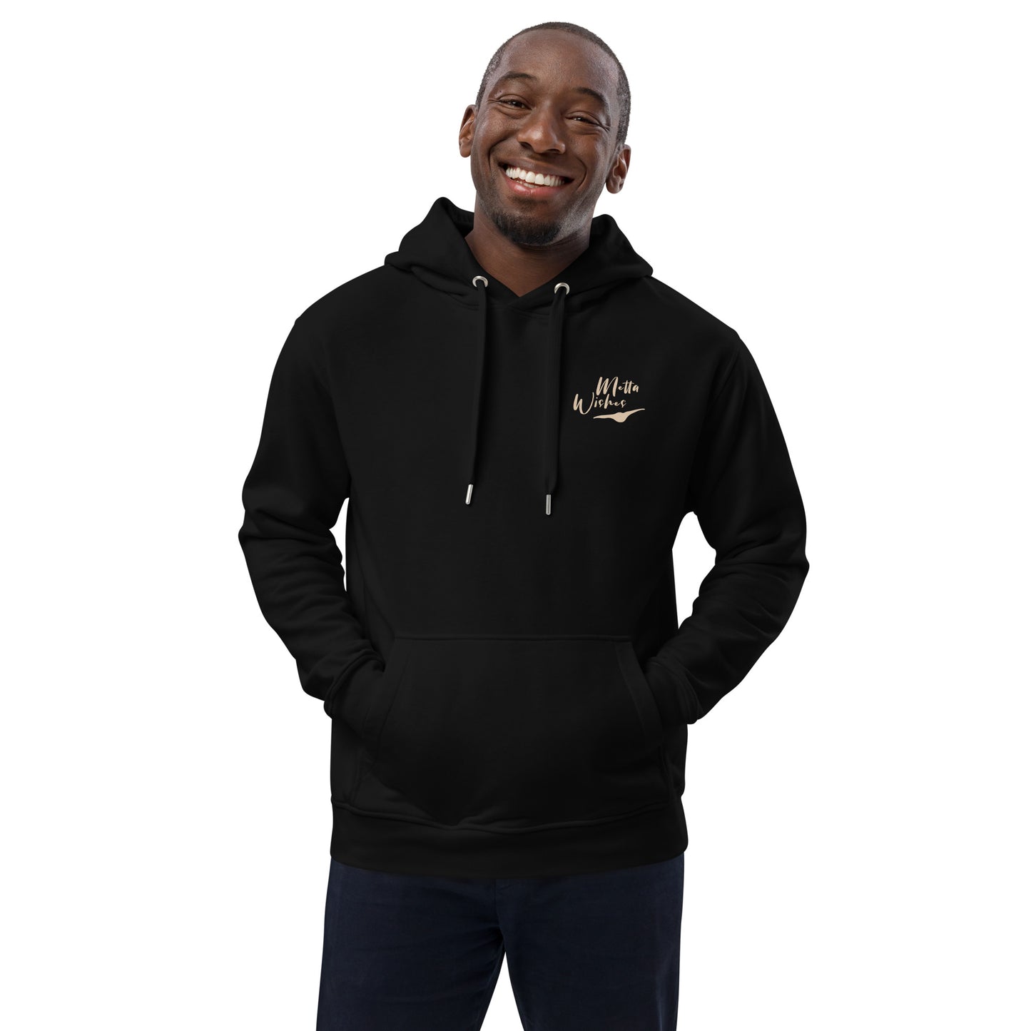Organic Cotton Hoodie - Eco-Friendly, Soft, Sustainable 'Metta Wishes'