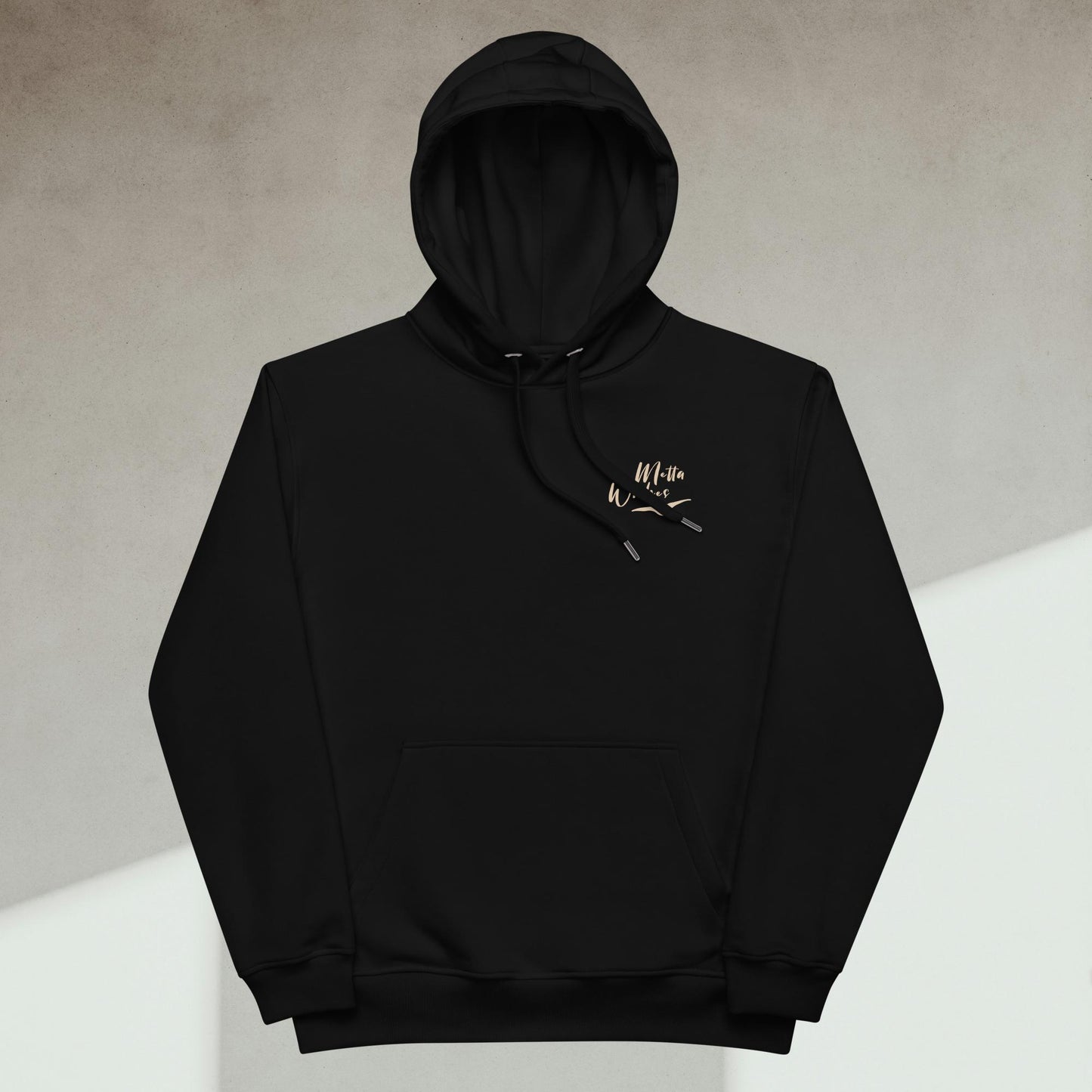 Organic Cotton Hoodie - Eco-Friendly, Soft, Sustainable 'Metta Wishes'