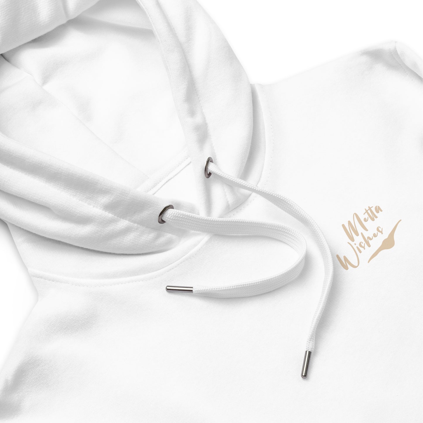 Organic Cotton Hoodie - Eco-Friendly, Soft, Sustainable 'Metta Wishes'