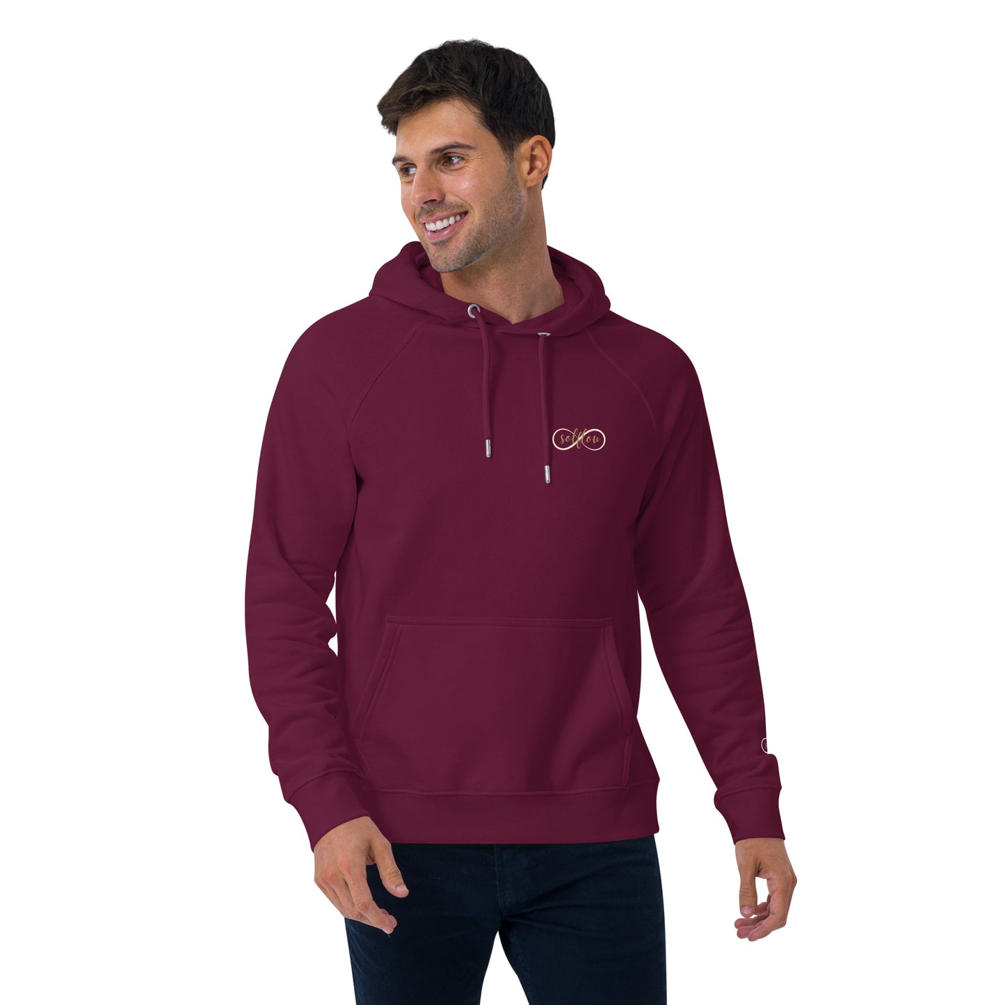 Organic Cotton Raglan Hoodie - Eco-Friendly, Soft, Sustainable 'Mindfulness Culture'