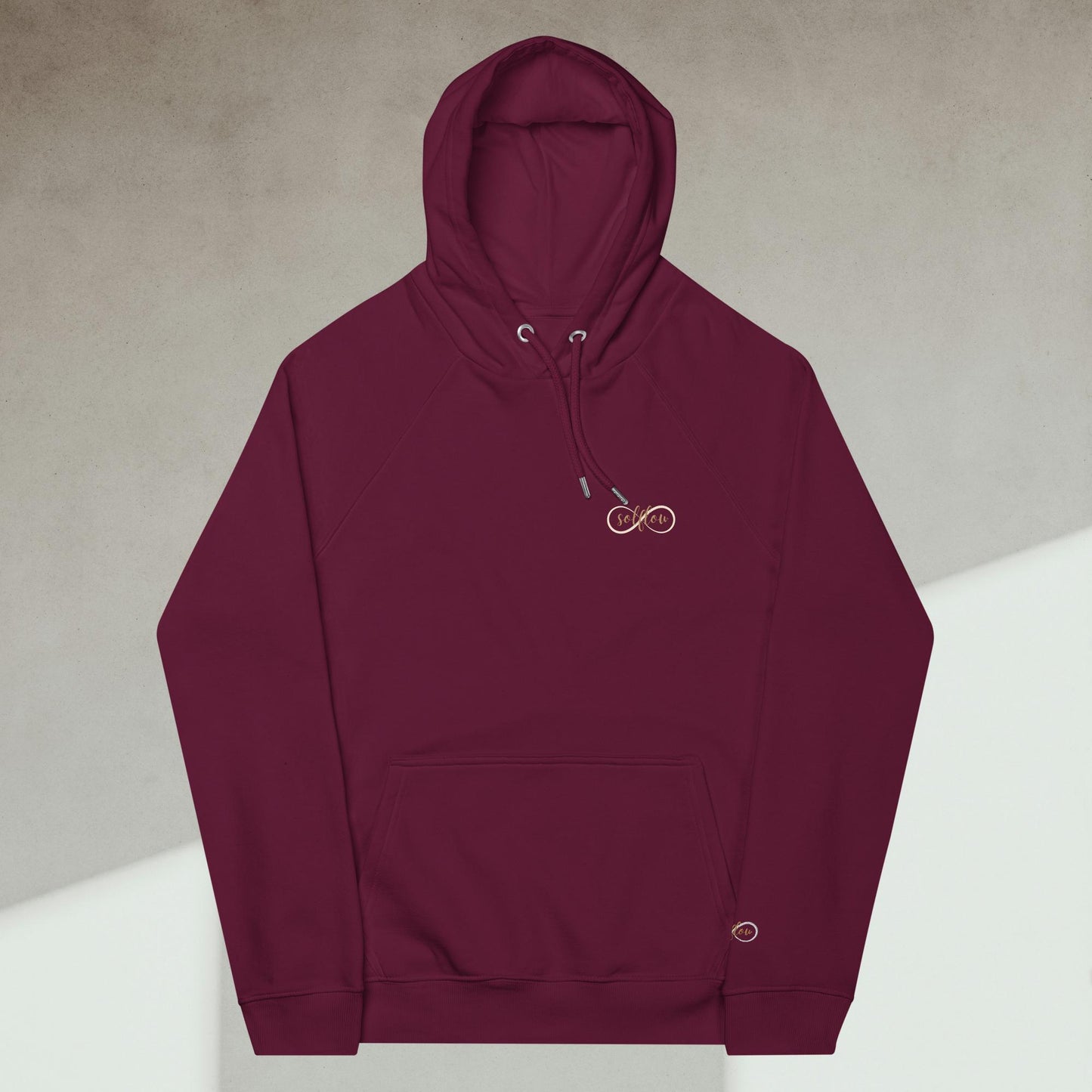 Organic Cotton Raglan Hoodie - Eco-Friendly, Soft, Sustainable 'Mindfulness Culture'