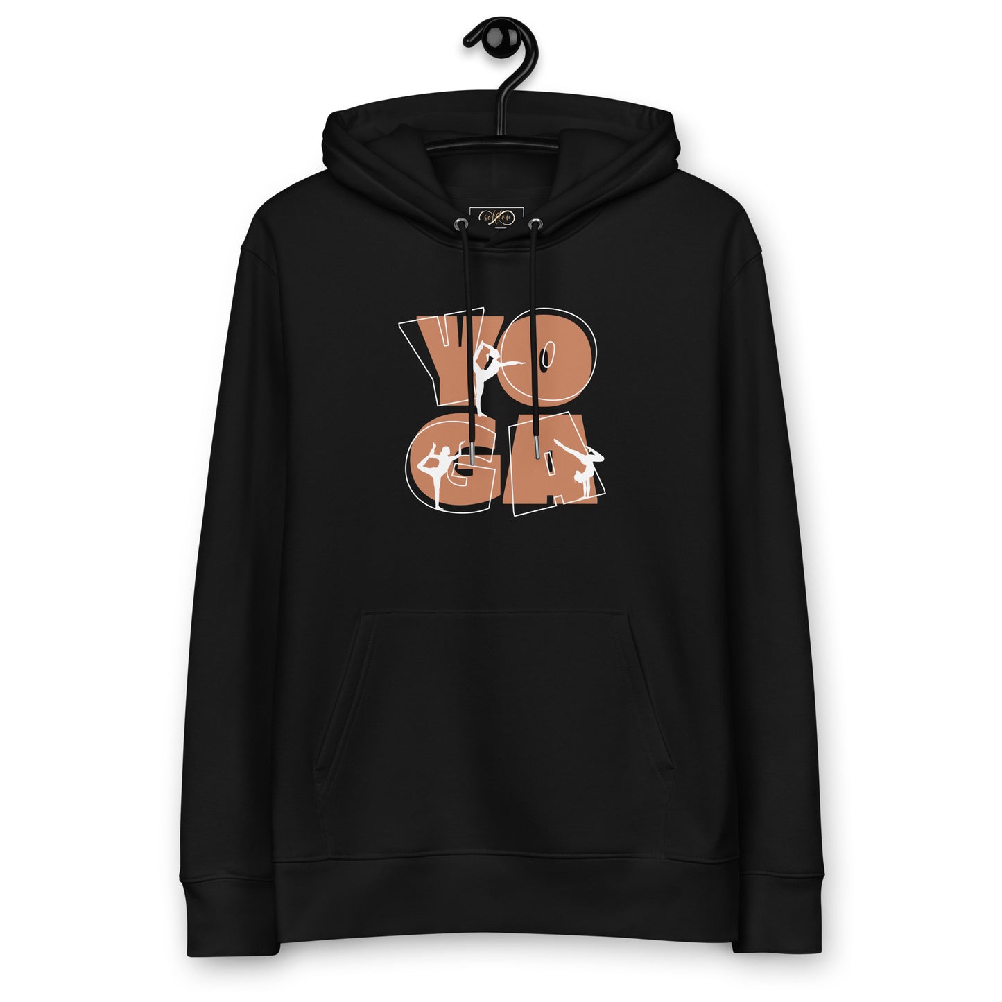 Organic Cotton Hoodie - Eco-Friendly, Soft, Sustainable 'Yoga People'