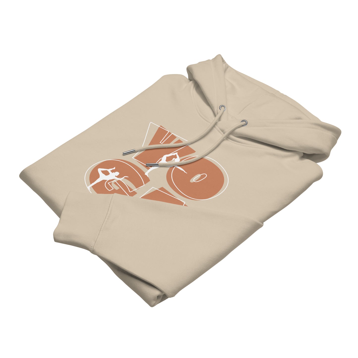 Organic Cotton Hoodie - Eco-Friendly, Soft, Sustainable 'Yoga People'