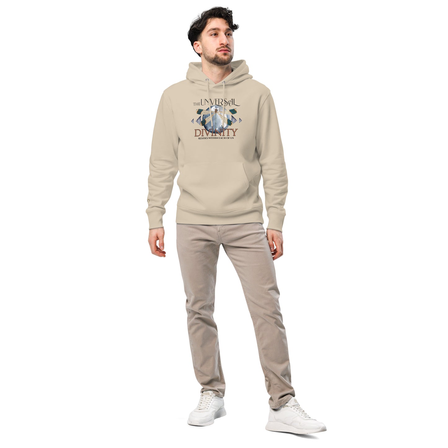 Organic Cotton Hoodie - Eco-Friendly, Soft, Sustainable 'Universal Divinity'
