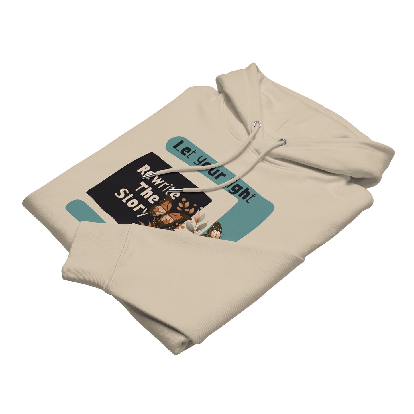 Organic Cotton Hoodie - Eco-Friendly, Soft, Sustainable 'Rewrite the story'