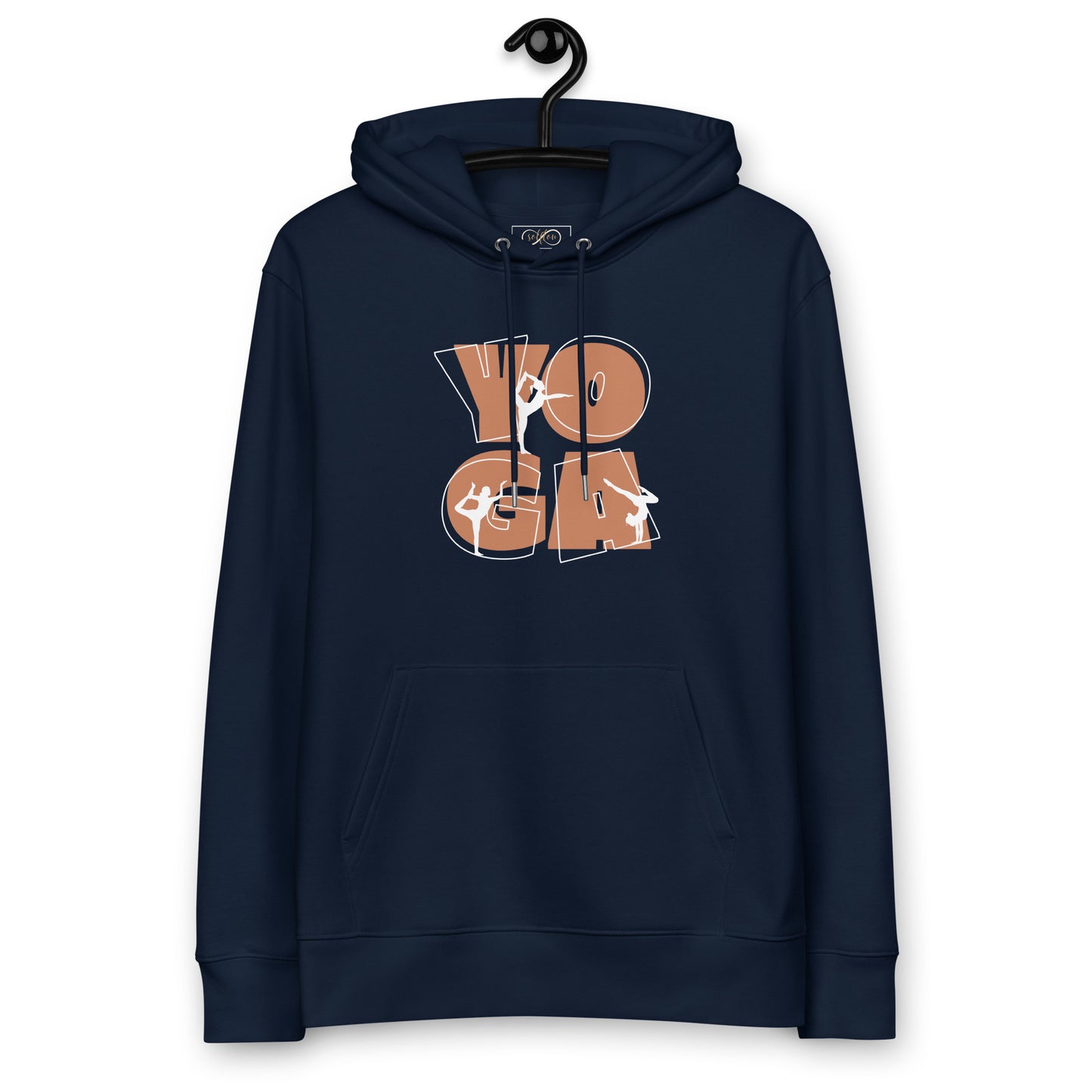Organic Cotton Hoodie - Eco-Friendly, Soft, Sustainable 'Yoga People'