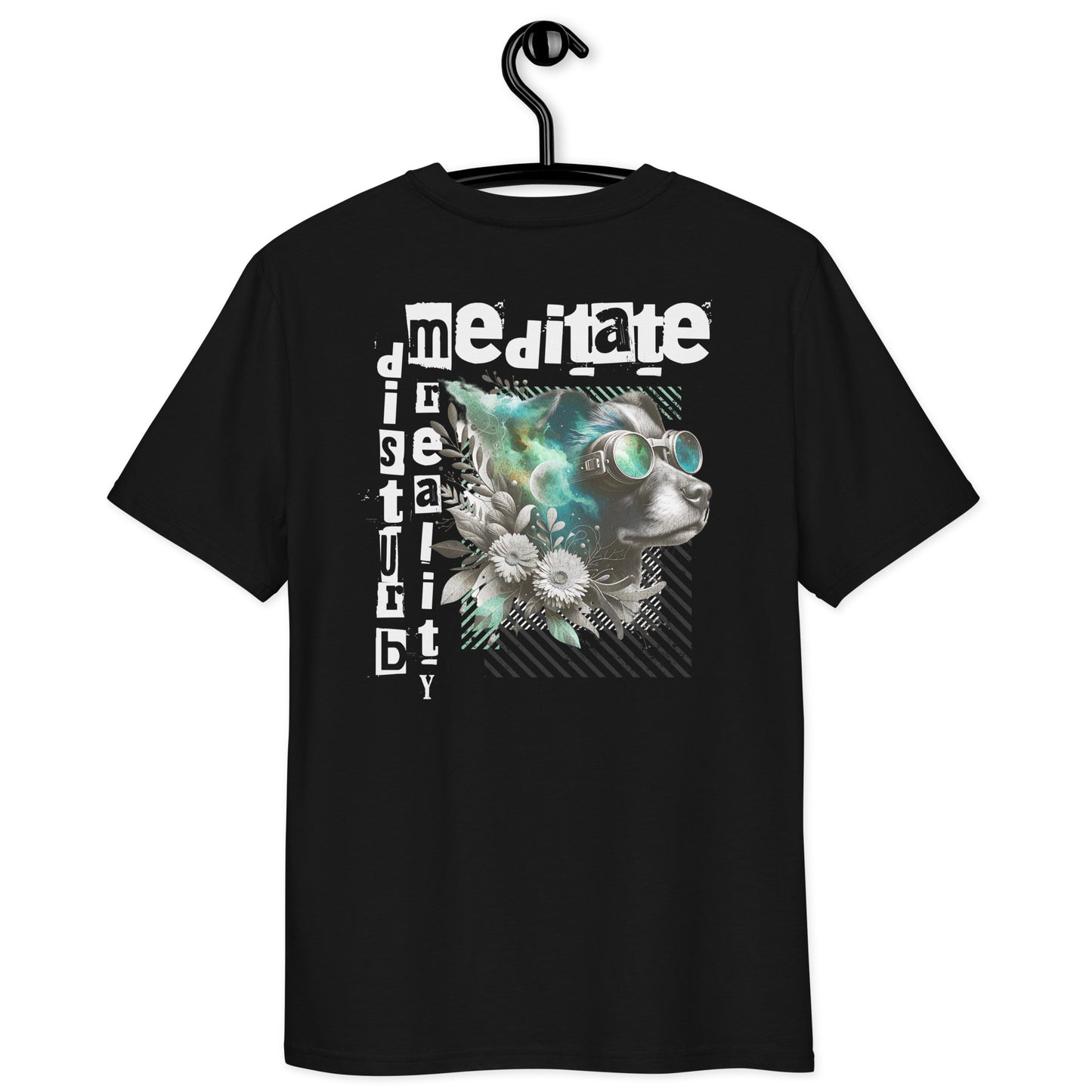 Unisex Organic Cotton T-Shirt - Eco-Friendly Minimalist Sustainable Tee 'Disturb Reality'