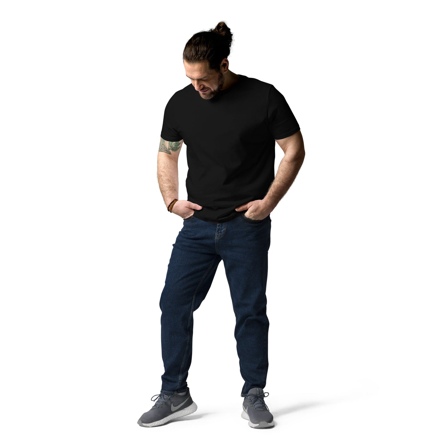 Unisex Organic Cotton T-Shirt - Eco-Friendly Minimalist Sustainable Tee 'Disturb Reality'