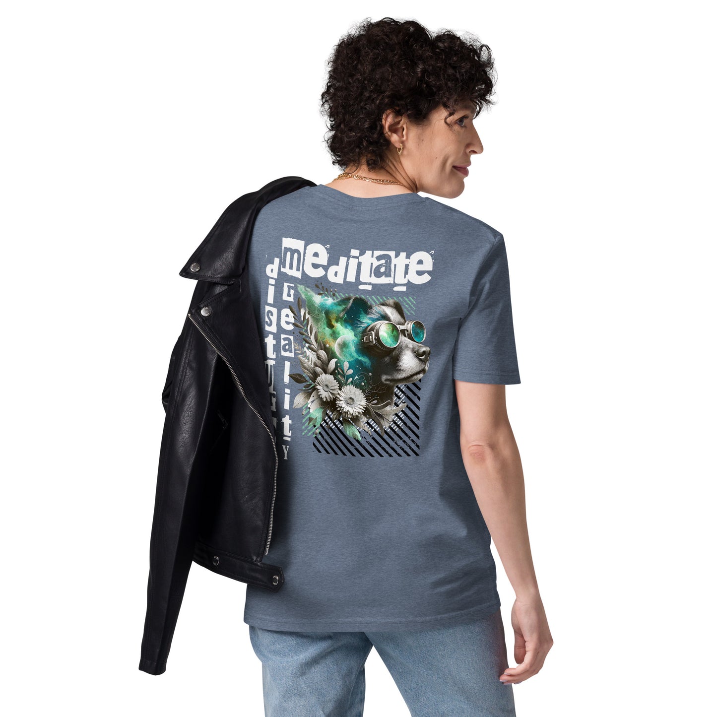 Unisex Organic Cotton T-Shirt - Eco-Friendly Minimalist Sustainable Tee 'Disturb Reality'