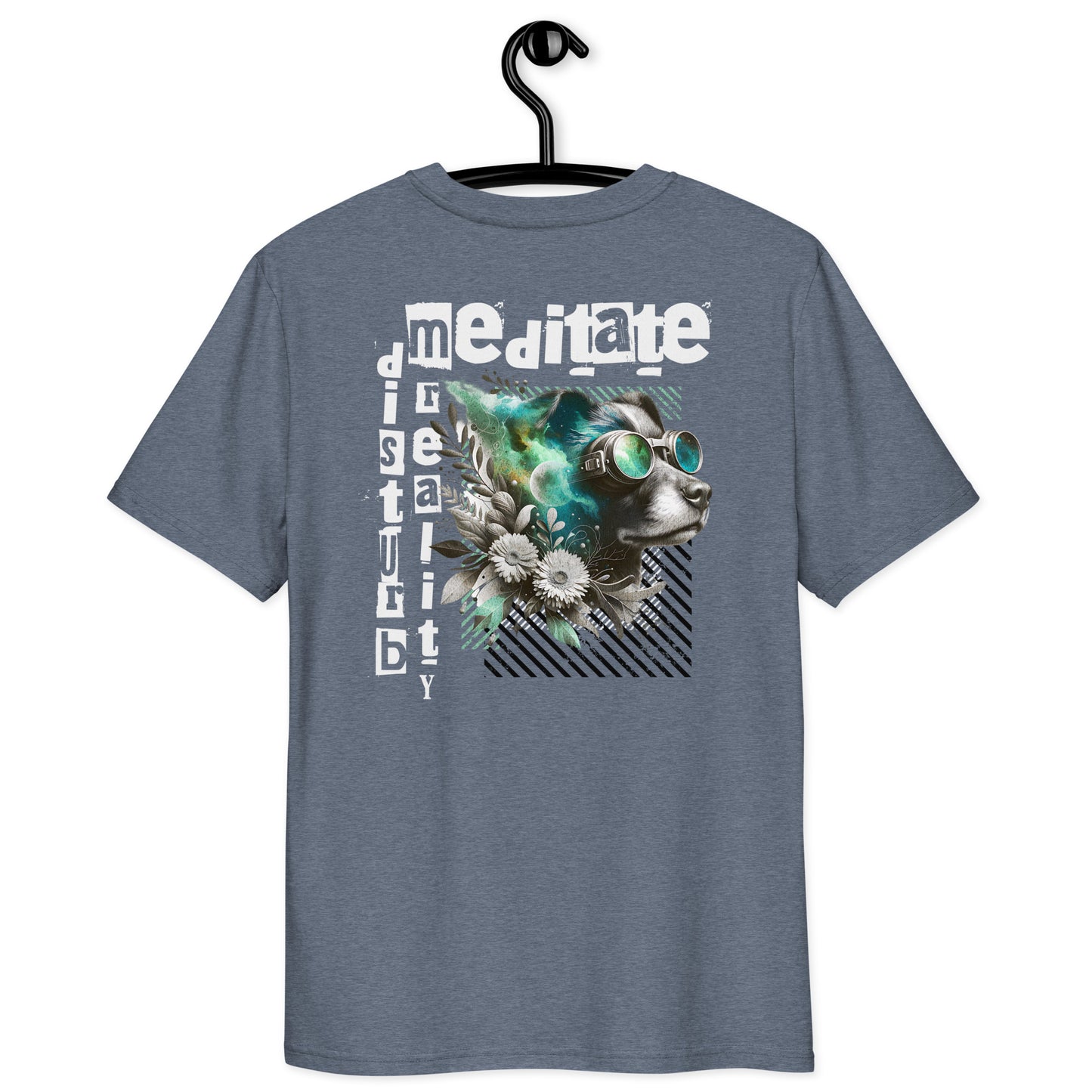 Unisex Organic Cotton T-Shirt - Eco-Friendly Minimalist Sustainable Tee 'Disturb Reality'