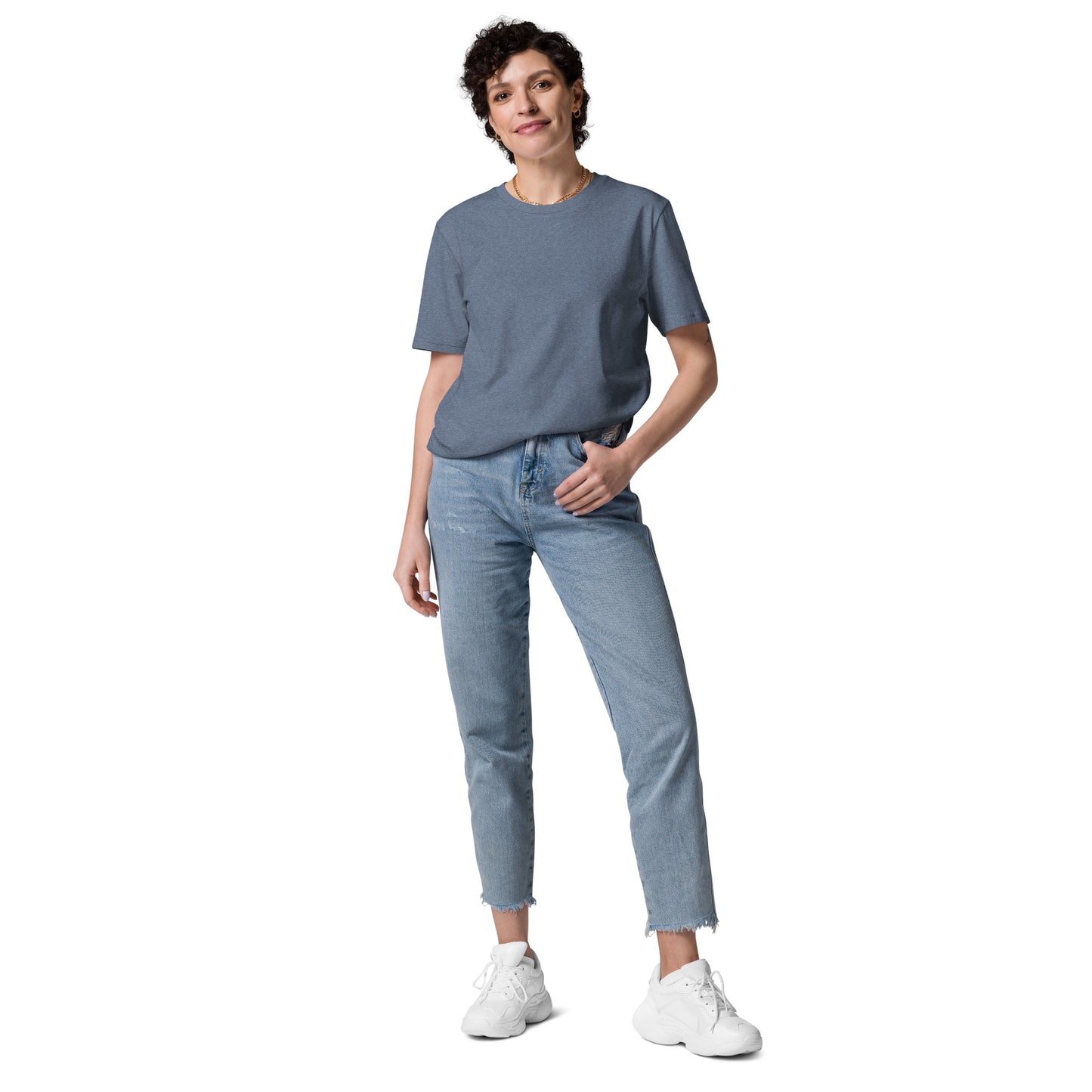 Unisex Organic Cotton T-Shirt - Eco-Friendly Minimalist Sustainable Tee 'Disturb Reality'