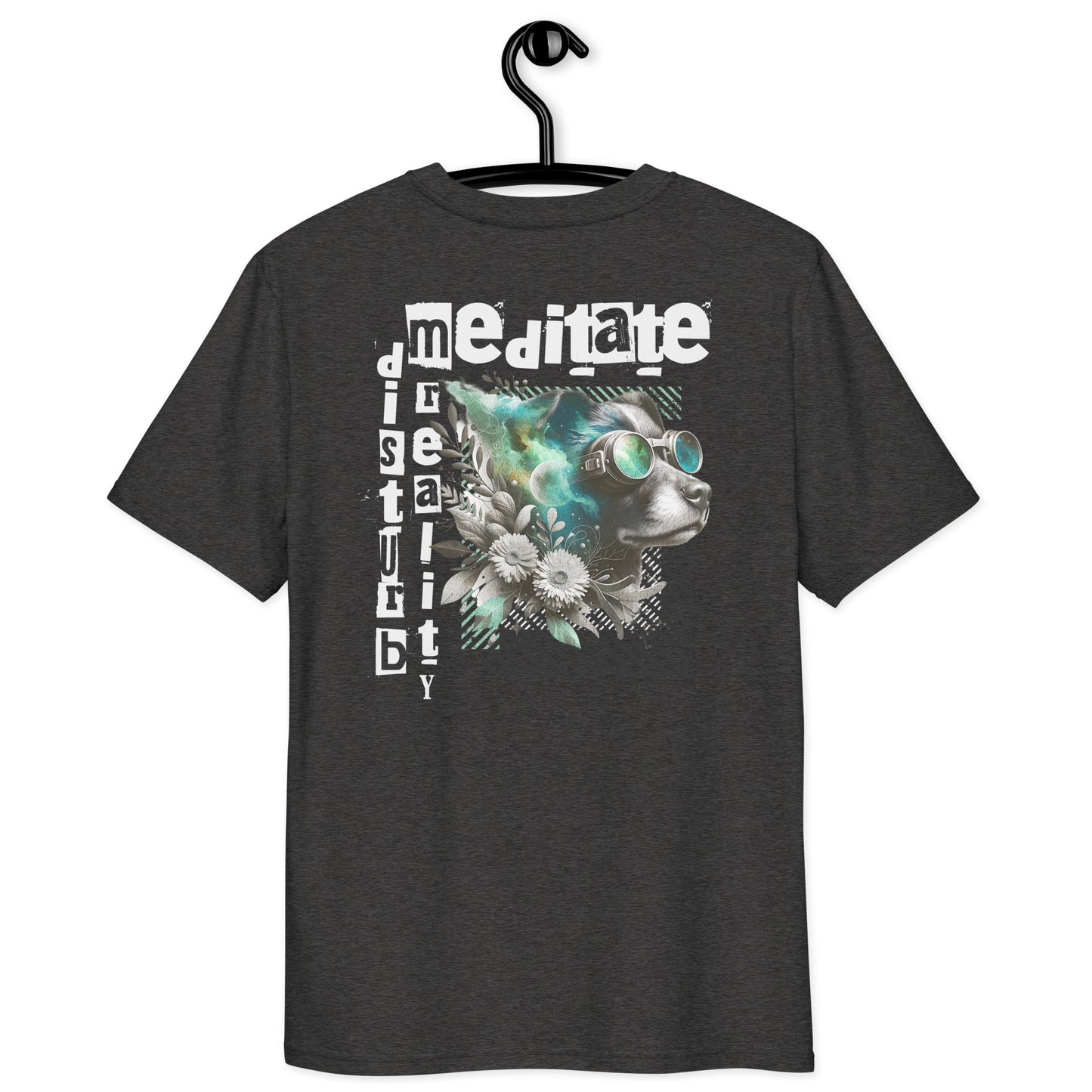 Unisex Organic Cotton T-Shirt - Eco-Friendly Minimalist Sustainable Tee 'Disturb Reality'