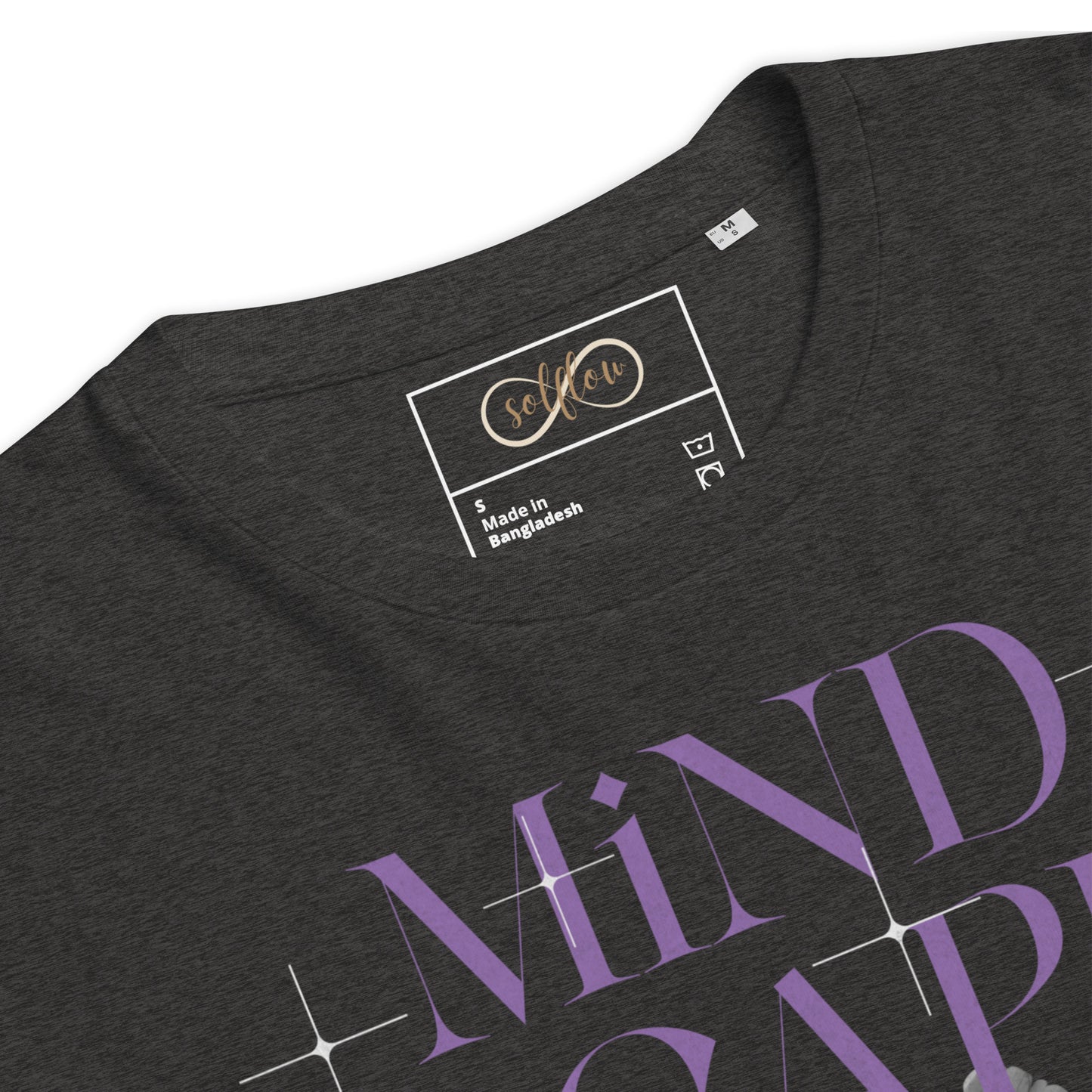 Unisex Organic Cotton T-Shirt - Eco-Friendly Minimalist Sustainable Tee 'Mindscape'