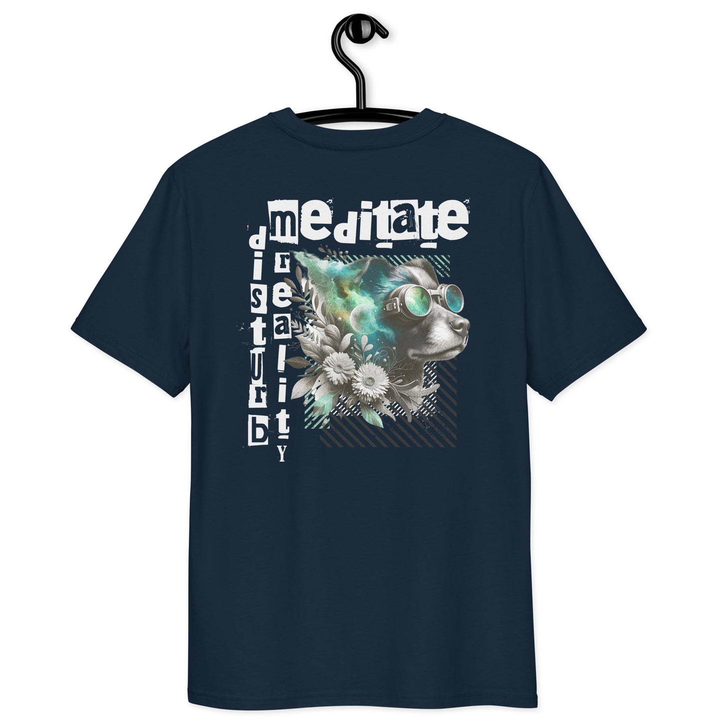 Unisex Organic Cotton T-Shirt - Eco-Friendly Minimalist Sustainable Tee 'Disturb Reality'