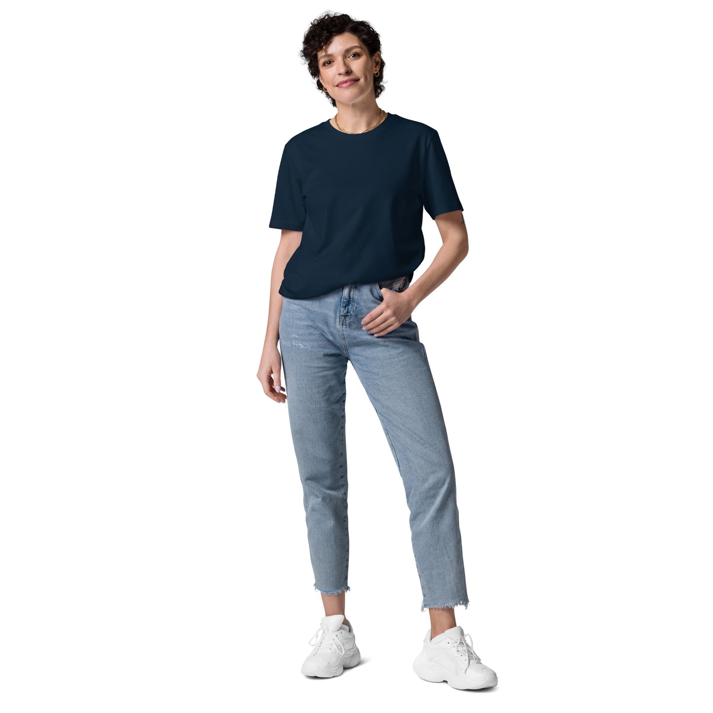 Unisex Organic Cotton T-Shirt - Eco-Friendly Minimalist Sustainable Tee 'Disturb Reality'
