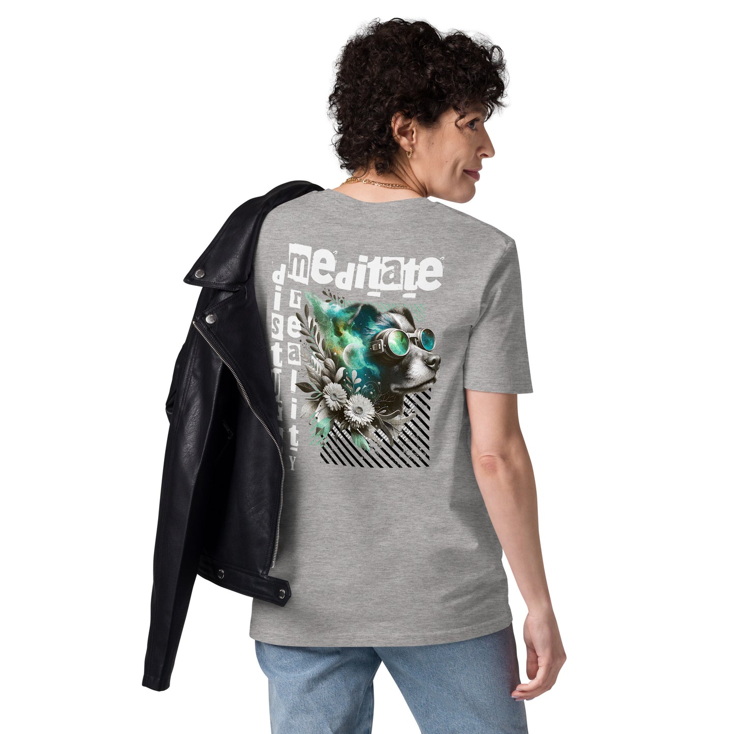 Unisex Organic Cotton T-Shirt - Eco-Friendly Minimalist Sustainable Tee 'Disturb Reality'