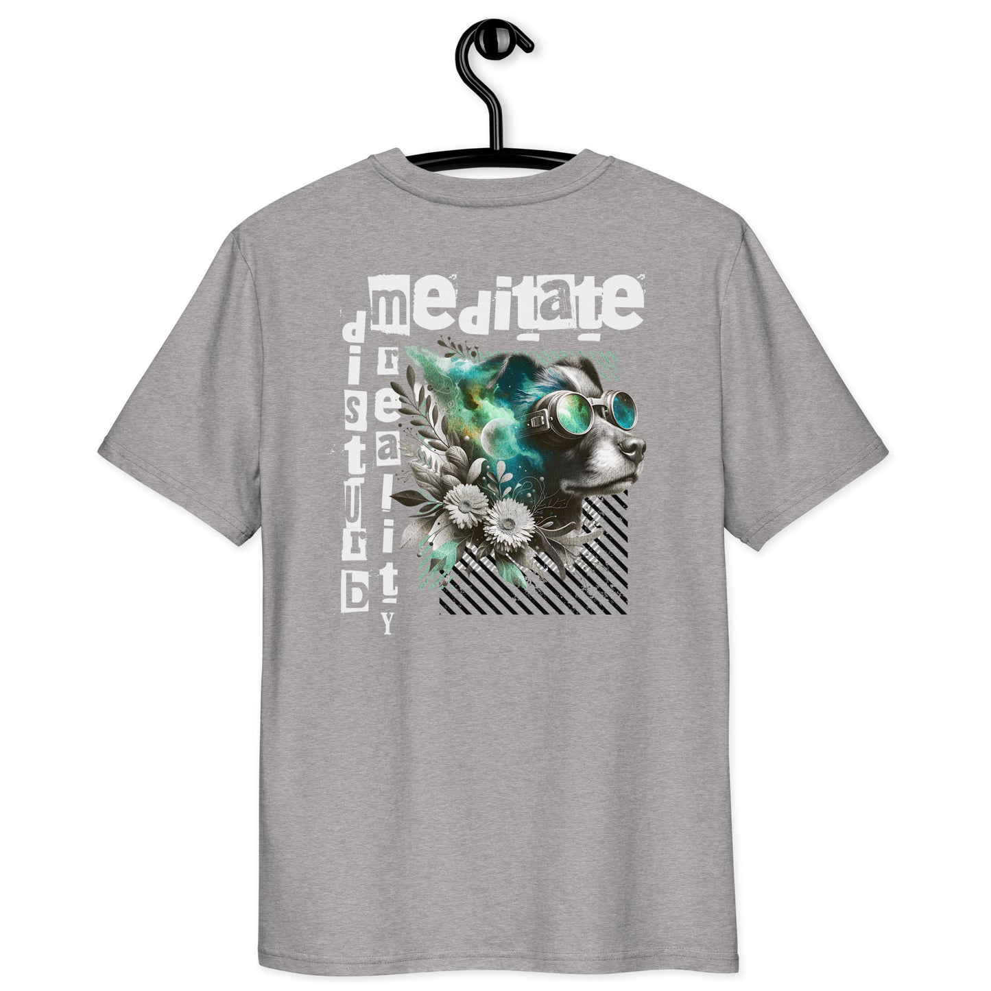 Unisex Organic Cotton T-Shirt - Eco-Friendly Minimalist Sustainable Tee 'Disturb Reality'