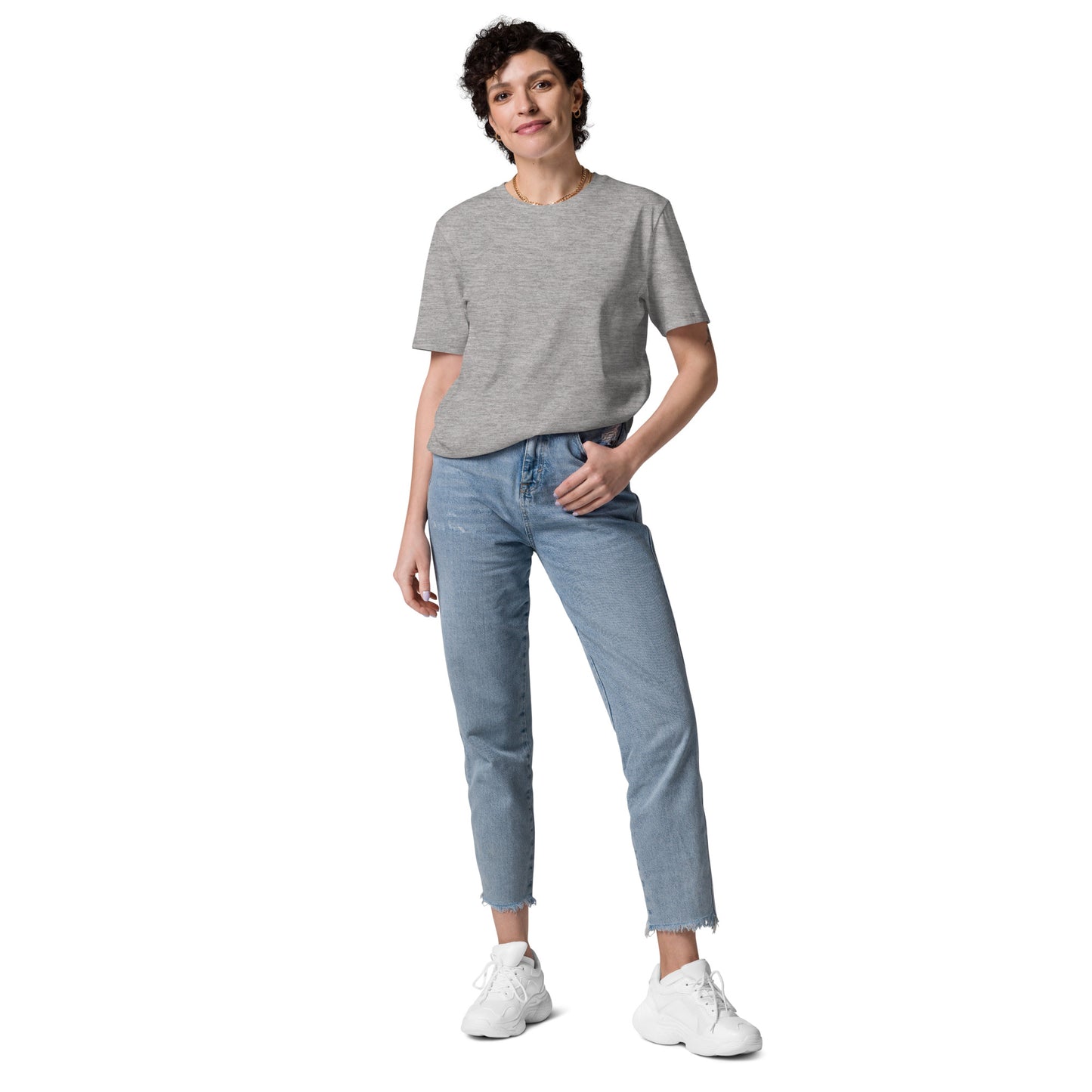 Unisex Organic Cotton T-Shirt - Eco-Friendly Minimalist Sustainable Tee 'Disturb Reality'