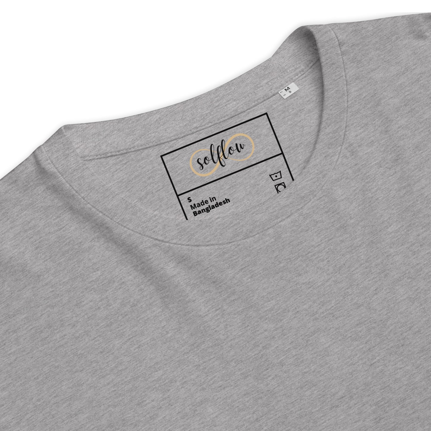 Unisex Organic Cotton T-Shirt - Eco-Friendly Minimalist Sustainable Tee 'Disturb Reality'