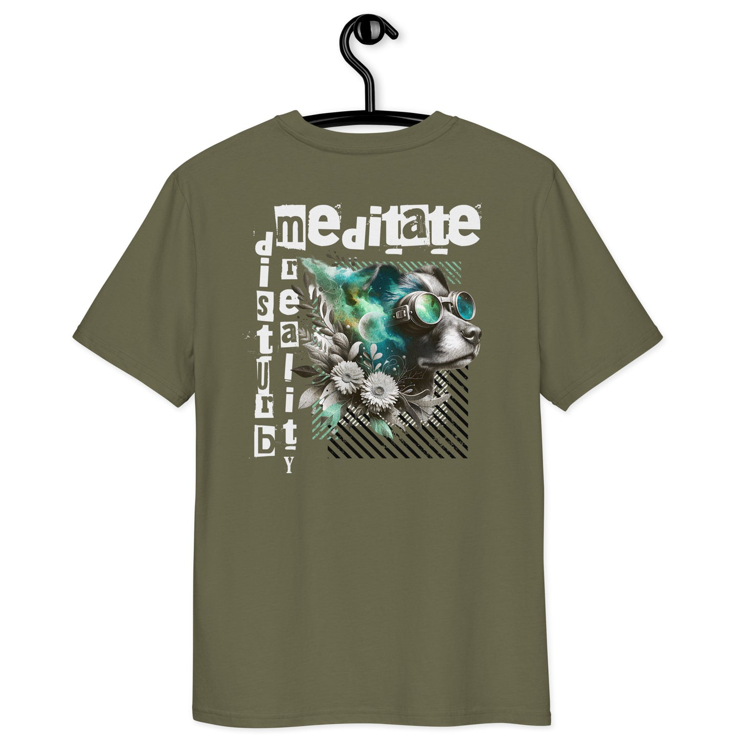 Unisex Organic Cotton T-Shirt - Eco-Friendly Minimalist Sustainable Tee 'Disturb Reality'
