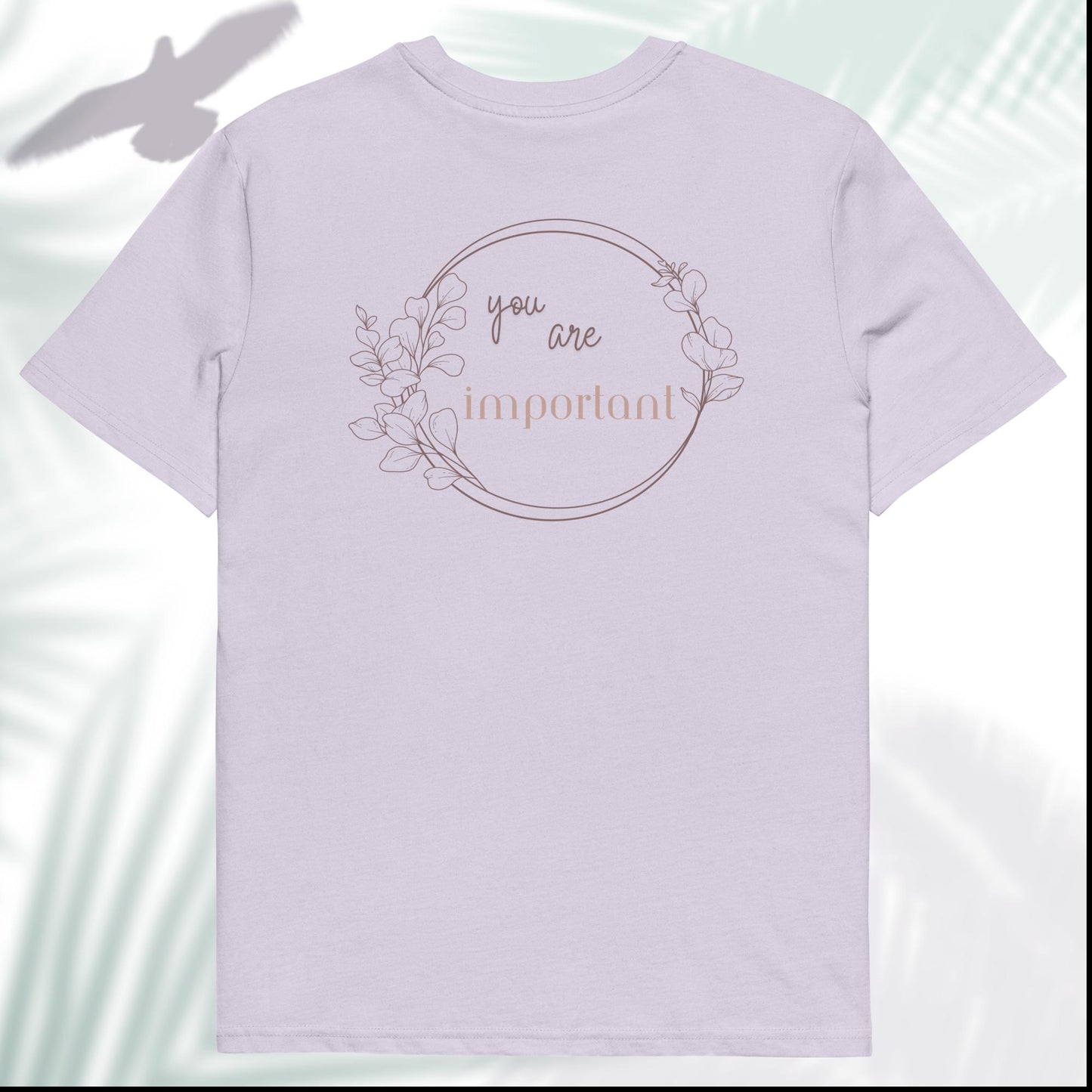 Unisex Organic Cotton T-Shirt - Eco-Friendly Minimalist Sustainable Tee 'You are important'