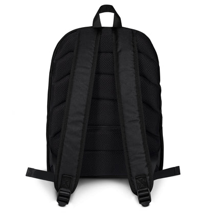 Water-Resistant Medium Backpack for Daily Use & Sports, Laptop Compartment & Multiple Pockets 'Be Well - Good Wishes'