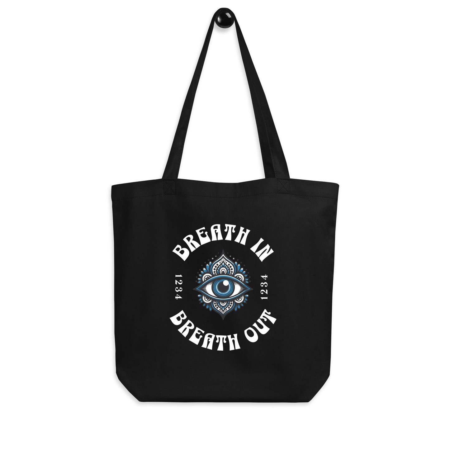 EcoTote Organic Cotton Bag - Reusable, Sustainable Shopping Tote, Eco-Friendly 'Breathwork'