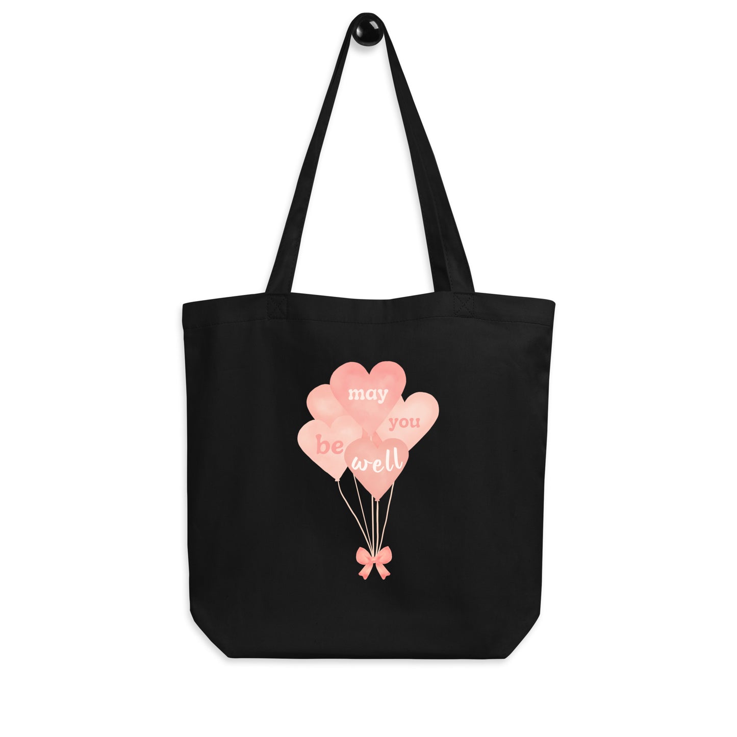 EcoTote Organic Cotton Bag - Reusable, Sustainable Shopping Tote, Eco-Friendly  'Metta Wishes'