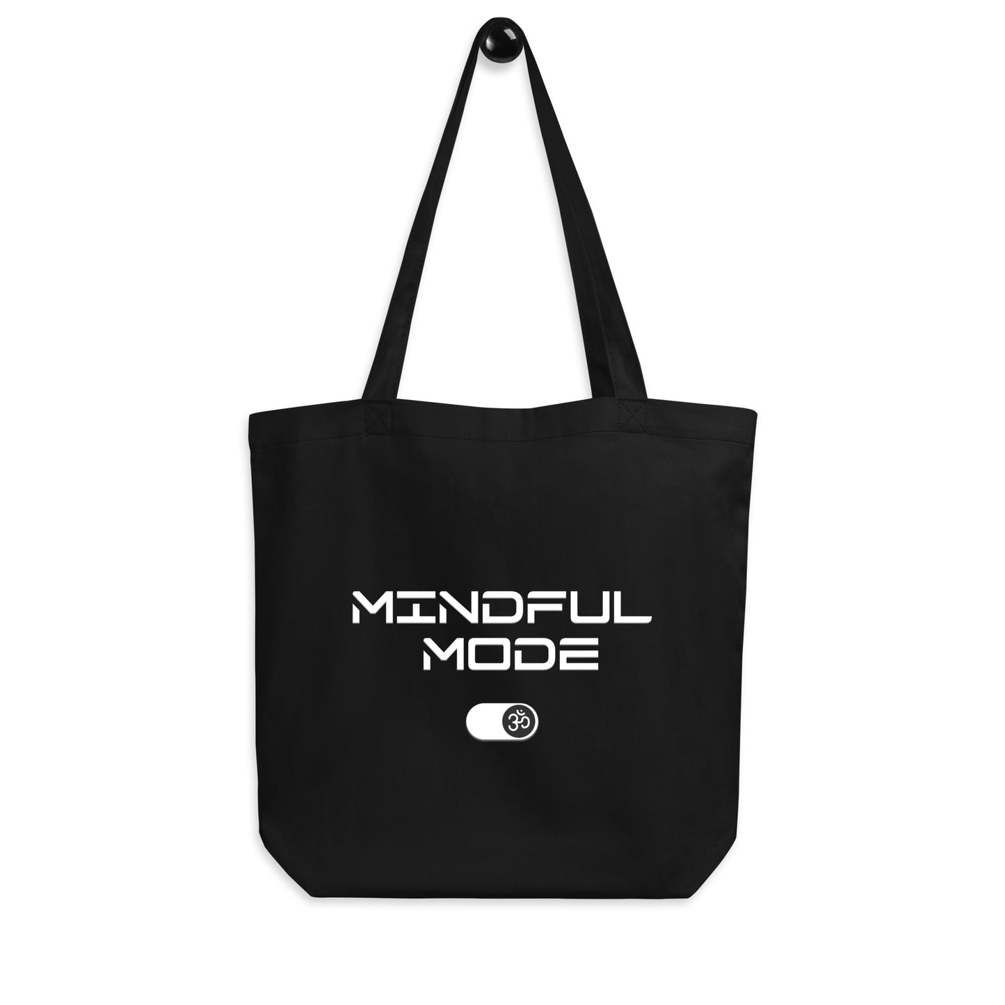 EcoTote Organic Cotton Bag - Reusable, Sustainable Shopping Tote, Eco-Friendly 'Mindful Mode-OM'