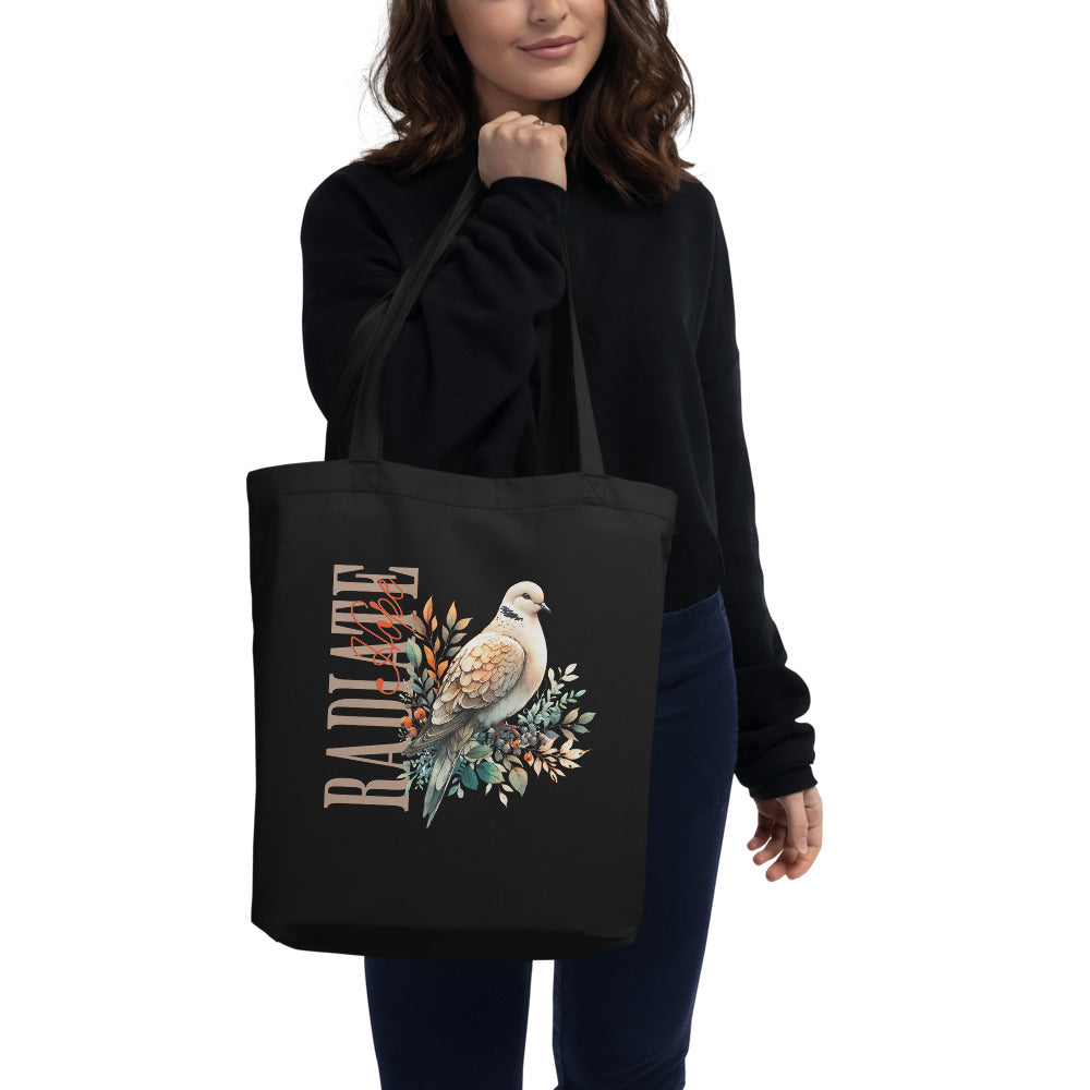 Cotton Bag - Reusable, Sustainable Shopping Tote, Eco-Friendly 'Radiate Hope'