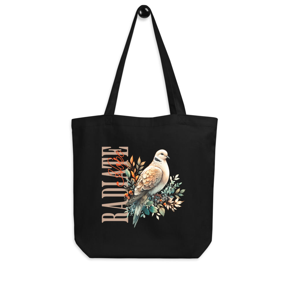 Cotton Bag - Reusable, Sustainable Shopping Tote, Eco-Friendly 'Radiate Hope'