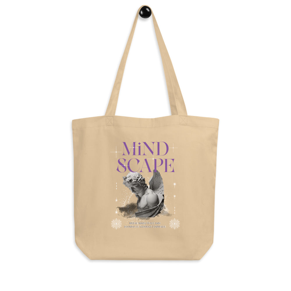 EcoTote Organic Cotton Bag - Reusable, Sustainable Shopping Tote, Eco-Friendly 'Mindscape'