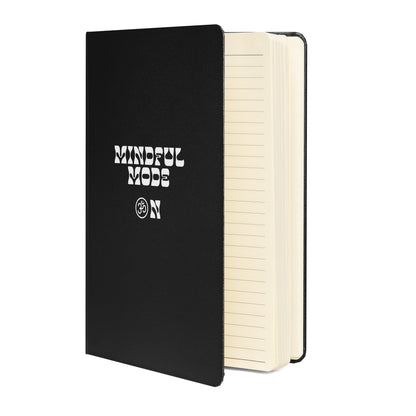 Inspirational Hardcover Notebook with Elastic Closure 'Mindful Mode OM'