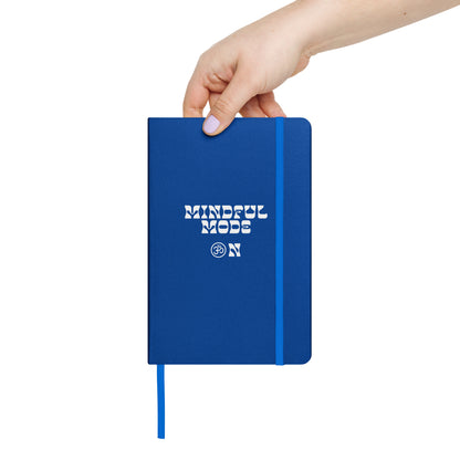 Inspirational Hardcover Notebook with Elastic Closure 'Mindful Mode OM'