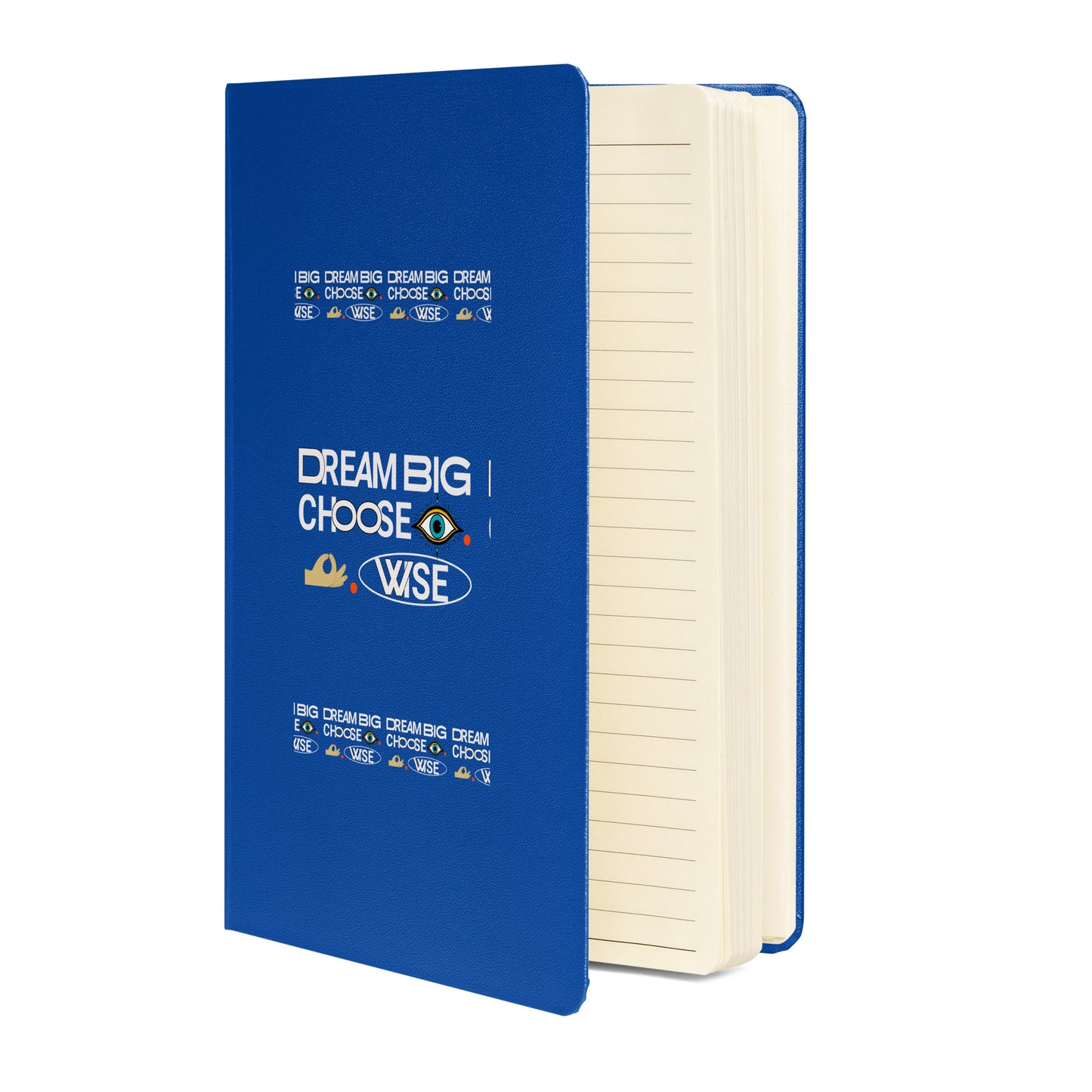 Inspirational Hardcover Notebook with Elastic Closure 'Dream Big'