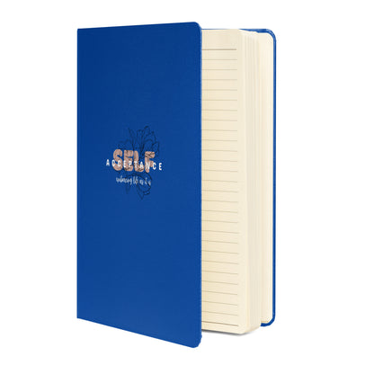 Inspirational Hardcover Notebook with Elastic Closure 'Self Acceptance'