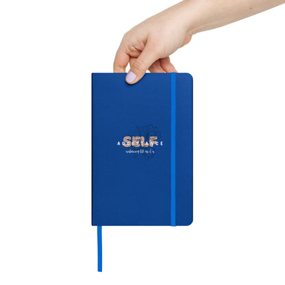 Inspirational Hardcover Notebook with Elastic Closure 'Self Acceptance'