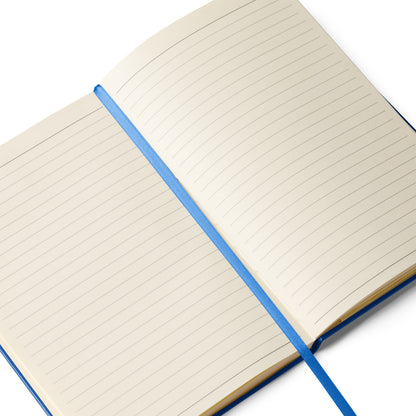 Inspirational Hardcover Notebook with Elastic Closure 'Breath in'