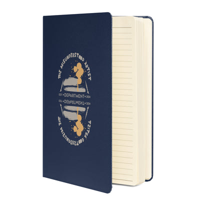 Inspirational Hardcover Notebook with Elastic Closure 'Misunderstood Artist'