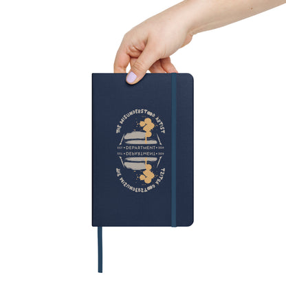 Inspirational Hardcover Notebook with Elastic Closure 'Misunderstood Artist'