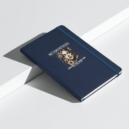 Inspirational Hardcover Notebook with Elastic Closure 'Metamorphosis'