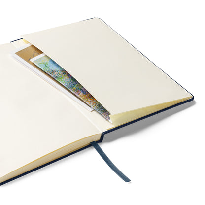 Inspirational Hardcover Notebook with Elastic Closure 'Unity of Elements'