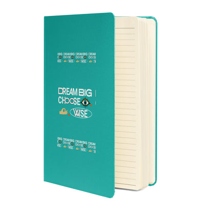 Inspirational Hardcover Notebook with Elastic Closure 'Dream Big'