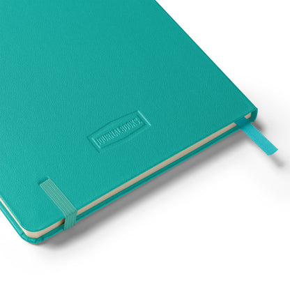 Inspirational Hardcover Notebook with Elastic Closure 'Breath in'