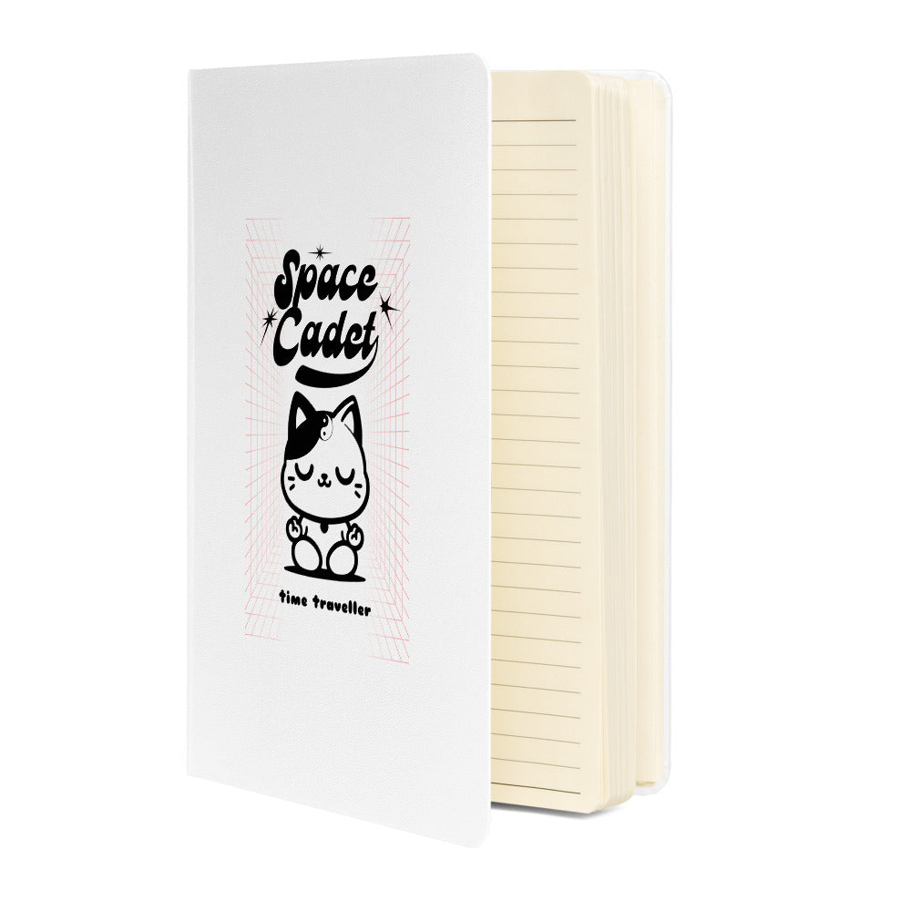 Inspirational Hardcover Notebook with Elastic Closure 'Space Cadet'